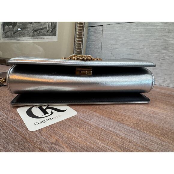 Dolce & Gabbana Silver Small Devotion Bag EUC - Picture 6 of 8